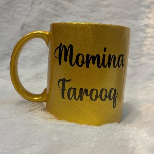 Golden Mug With Name Custom Gift Cup